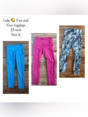 Lululemon Fast and Free Leggings
